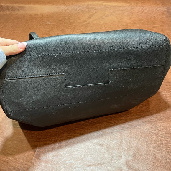 Tory Burch Black Leather Tote - Picture 4 of 10